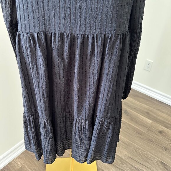 EUC MINKPINK Lylah Long Sleeve Dress in Black, Relaxed Fit, Size Large - Picture 8 of 16